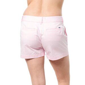 Vineyard Vines Shorts Womens Size 6 Pink Chino Mid Rise 4.5" Inseam